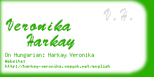 veronika harkay business card